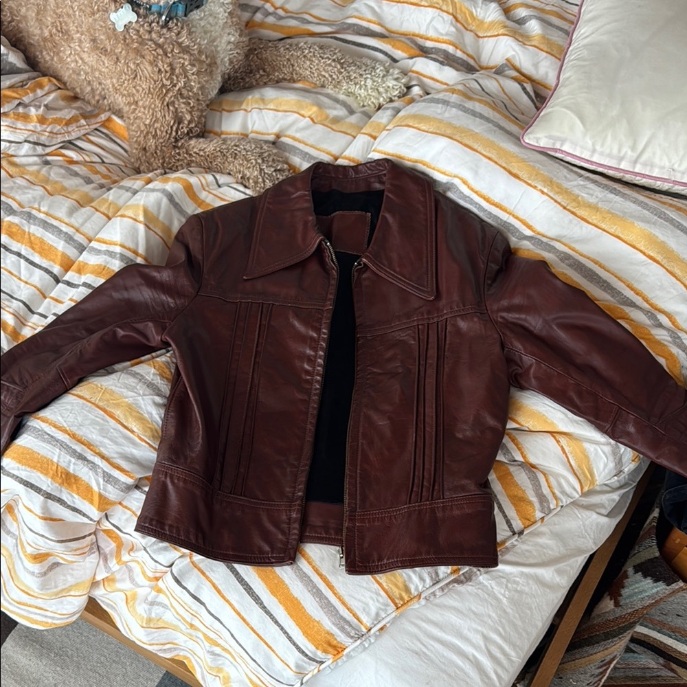Brown Leather Jacket